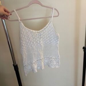 Aeropostale crochet-like tank